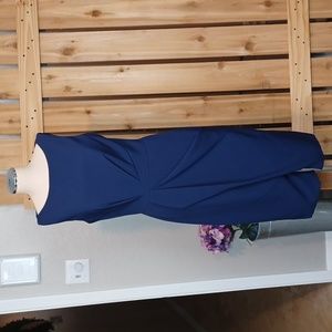 JS Collections Sleeveless Surplice Pleat Dress